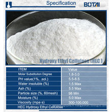 Ethyl hydroxyéthyl cellulose HEC modifié pour la peinture